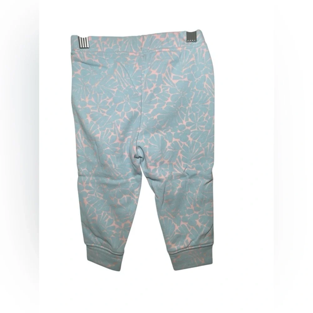 Baby Gap New Floral Pink Blue Joggers Size 12-18 Months